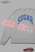 「Sugar & Co.」Arch Logo Box Sweat シュガーアンドカンパニー  アーチロゴ プリント ボックススウェット [ホワイト]