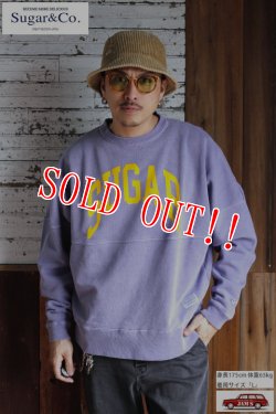 画像8: 「Sugar & Co.」Arch Logo Box Sweat シュガーアンドカンパニー  アーチロゴ プリント ボックススウェット [パープル]