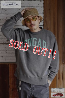 画像11: 「Sugar & Co.」Arch Logo Box Sweat シュガーアンドカンパニー  アーチロゴ プリント ボックススウェット [ブラック]
