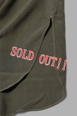 画像4: [超少量生産]「FULLCOUNT」Rayon French Farmers Shirt フルカウント レーヨン フレンチ ファーマーズ シャツ [オリーブ]