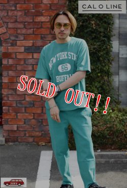 画像9: 「CAL O LINE」HEAVY WEIGHT EASY PANTS キャルオーライン ヘビーウエイト イージーパンツ CAL231-027P [グリーン]