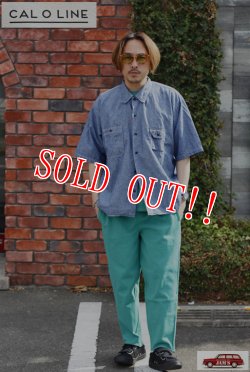 画像10: 「CAL O LINE」HEAVY WEIGHT EASY PANTS キャルオーライン ヘビーウエイト イージーパンツ CAL231-027P [グリーン]