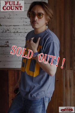 画像8: 「FULLCOUNT」FLCT 30 T-Shirt フルカウント ナンバリング プリント半袖Tシャツ  [ネイビー]