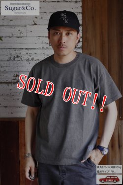 画像6: 「Sugar & Co.」Drop Tee シュガーアンドカンパニー ドロップ Tシャツ [ブラック]