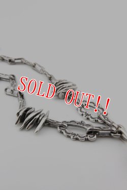 画像5: 「Mt.hill」Feather Neacklace with TQ & Gold Rose＆Thunder Silver Chain マウントヒル フェザーネックレス ゴールドローズ＆サンダー シルバーチェーン ストーミーマウンテンターコイズ [230514]