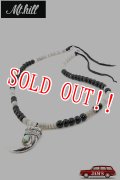 [期間限定 通販受付中]「Mt.hill」Bear Claw Pendant with TQ Black Beads マウントヒル ベアクロー ペンダント ブラックビーズ ロイストンターコイズ [230514]