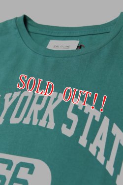 画像2: 「CAL O LINE」NEW YORK BUFFALO 66 T-SHIRT キャルオーライン ニューヨーク バッファロー プリント半袖Tee  CL231-068 [グリーン]