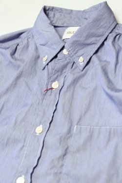 画像2: 「CAL O LINE」CLASSIC B.D. S/S SHIRT キャルオーライン クラシックボタンダウン 半袖シャツ CL211-021S [ピンストライプ/ネイビー]