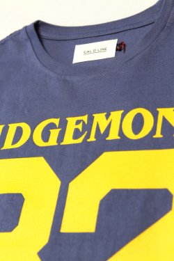 画像2: 「CAL O LINE」RIDGEMONT 82 T-SHIRT キャルオーライン リッジモント ナンバリング プリント半袖Tee  CL231-067 [ダークブルー]