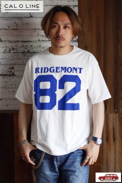 画像5: 「CAL O LINE」RIDGEMONT 82 T-SHIRT キャルオーライン リッジモント ナンバリング プリント半袖Tee  CL231-067 [ホワイト]