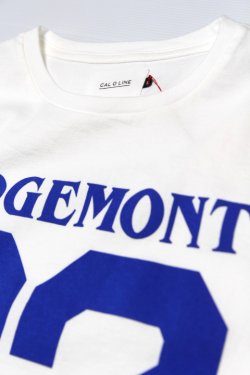 画像2: 「CAL O LINE」RIDGEMONT 82 T-SHIRT キャルオーライン リッジモント ナンバリング プリント半袖Tee  CL231-067 [ホワイト]
