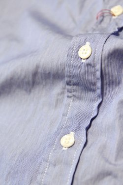 画像5: 「CAL O LINE」CLASSIC B.D. S/S SHIRT キャルオーライン クラシックボタンダウン 半袖シャツ CL211-021S [ピンストライプ/ネイビー]