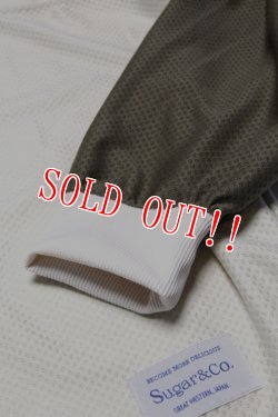 画像5: 「Sugar & Co.」Drop Mesh Shirt FIELDSENSOR シュガーアンドカンパニー ドロップ メッシュシャツ フィールドセンサー [カーキ/オフホワイト]