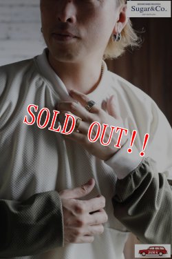 画像12: 「Sugar & Co.」Drop Mesh Shirt FIELDSENSOR シュガーアンドカンパニー ドロップ メッシュシャツ フィールドセンサー [カーキ/オフホワイト]