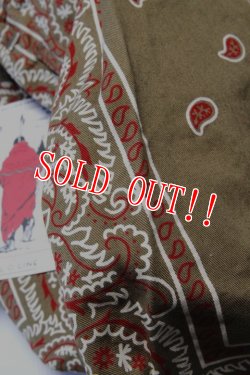 画像5: 「CAL O LINE」BANDANA 2TUCK SHORTS キャルオーライン バンダナ柄 2タック ショーツ CL231-101 [グリーン]