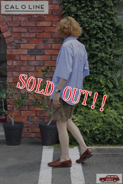 画像8: 「CAL O LINE」2TUCK PRINT SHORTS キャルオーライン 2タック プリントショーツ CL221-098 [レオパード]