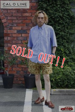 画像9: 「CAL O LINE」2TUCK PRINT SHORTS キャルオーライン 2タック プリントショーツ CL221-098 [ハンターカモ]