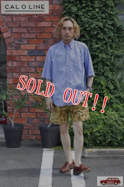 画像6: 「CAL O LINE」2TUCK PRINT SHORTS キャルオーライン 2タック プリントショーツ CL221-098 [ハンターカモ]