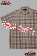 「FULLCOUNT」Broad Check Open Collar Shirt フルカウント ボード チェック オープンカラーシャツ  [ピンク]