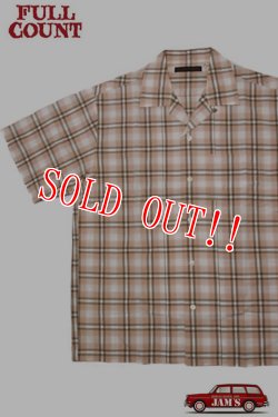 画像1: 「FULLCOUNT」Broad Check Open Collar Shirt フルカウント ボード チェック オープンカラーシャツ  [ピンク]