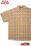 画像1: 「FULLCOUNT」Broad Check Open Collar Shirt フルカウント ボード チェック オープンカラーシャツ  [ベージュ] (1)