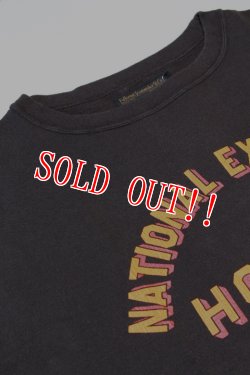 画像2: 「FULLCOUNT」Relax Fit Half Sleeve Print Sweatshirt フルカウント リラックス フィット ハーフスリーブ プリント スウェット [ブラック]