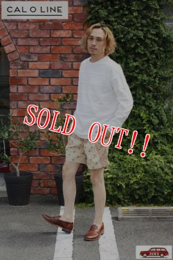 画像6: 「CAL O LINE」CABLE STRIPE L/S T-SHIRT キャルオーライン ケーブル ストライプ ロンTee  CL221-033 [ホワイト]