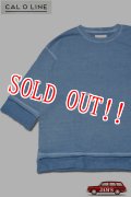 「CAL O LINE」CUT OFF SWEAT キャルオーライン カットオフスウェット CL212-014 [ブルーグレー]