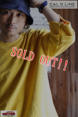 画像8: 「CAL O LINE」CUT OFF SWEAT キャルオーライン カットオフスウェット CL212-014 [イエロー]