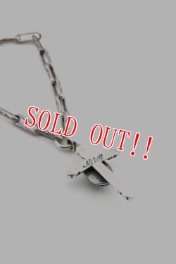 画像5: 「Mt.hill」Cross Bottony Necklace TQ & Silver Stamped Long Chain 70cm マウントヒル クロスボトニーネックレス シルバーチェーン キングマンターコイズ [230923-3]