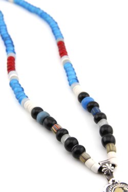 画像3: 【One of a Kind】「Mt.hill」Turquoise Pendant with Whiteheart Beads Blue & Red マウントヒル ターコイズペンダント ニューランダーターコイズ [230923]