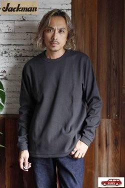 画像6: 「Jackman」Zebra Thermal Long Sleeve Shirt ジャックマン ゼブラ サーマル ロンTee JM5322 [スミクロ]