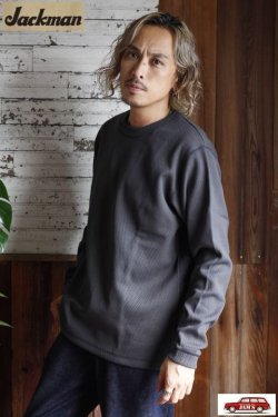画像7: 「Jackman」Zebra Thermal Long Sleeve Shirt ジャックマン ゼブラ サーマル ロンTee JM5322 [スミクロ]