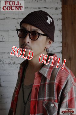 画像11: 「FULLCOUNT」Fishermans F Patch Capフルカウント フィッシャーマンズ Fパッチ ニットキャップ [オレンジ・ブラウン]