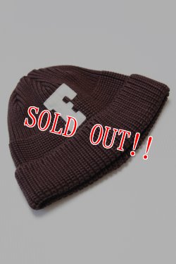 画像8: 「FULLCOUNT」Fishermans F Patch Capフルカウント フィッシャーマンズ Fパッチ ニットキャップ [オレンジ・ブラウン]