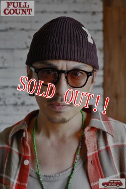 画像13: 「FULLCOUNT」Fishermans F Patch Capフルカウント フィッシャーマンズ Fパッチ ニットキャップ [オレンジ・ブラウン]