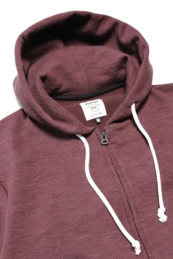 画像2: 「Jackman」GG Sweat Zip Parka ジャックマン GGスウェット フルジップパーカー JM7293 [マホガニー]