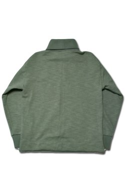 画像4: 「Jackman」GG Sweat Highneck ジャックマン GGスウェット ハイネック JM7366 [スレートグリーン]
