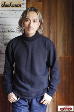 画像9: 「Jackman」GG Sweat Highneck ジャックマン GGスウェット ハイネック JM7366 [ブラック]