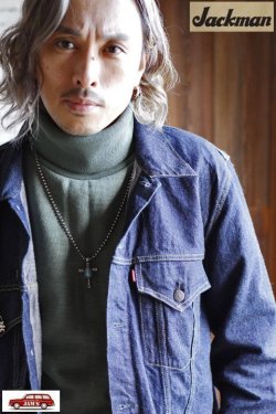 画像11: 「Jackman」GG Sweat Highneck ジャックマン GGスウェット ハイネック JM7366 [スレートグリーン]