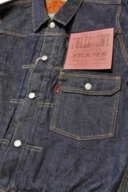 画像3: 「FULLCOUNT」TYPE 1st DENIM JACKET 13.7oz フルカウント タイプ ファースト デニムジャケット [ワンウォッシュ]