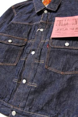 画像3: 「FULLCOUNT」TYPE 2nd DENIM JACKET 13.7oz フルカウント タイプ セカンド デニムジャケット [ワンウォッシュ]