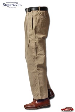 画像4: [再入荷!!]「Sugar & Co.」Daddy's Chino シュガーアンドカンパニー ダディーズ チノ [ベージュ]
