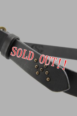 画像3: 「Sugar & Co.」Daddy's Leather Belt シュガーアンドカンパニー ダディーズ レザーベルト [ブラック]