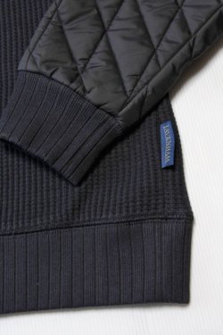 画像3: 「Jackman」×「Lavenham」 Waffle Armored Midneck ジャックマン × ラベンハム アーマード ワッフル ミッドネック JM7365LV「ランプ ブラック」