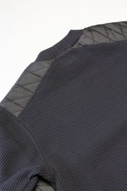 画像5: 「Jackman」×「Lavenham」 Waffle Armored Midneck ジャックマン × ラベンハム アーマード ワッフル ミッドネック JM7365LV「ランプ ブラック」