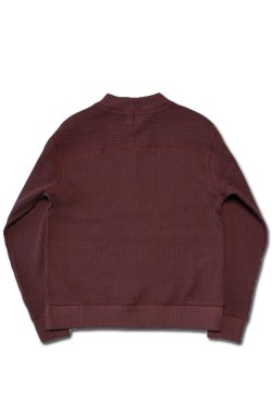 画像5: 「Jackman」 Waffle Mid-Neck ジャックマン ワッフル ミッドネック JM7200「マホガニー」