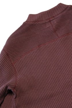 画像6: 「Jackman」 Waffle Mid-Neck ジャックマン ワッフル ミッドネック JM7200「マホガニー」
