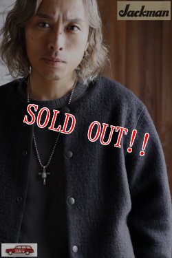 画像10: 「Jackman」Wool Collarless Jacket ジャックマン ウール カラーレス ジャケット JM8278 [ブラック]