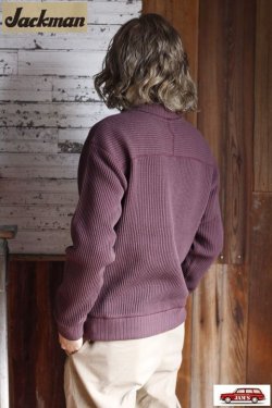 画像9: 「Jackman」 Waffle Mid-Neck ジャックマン ワッフル ミッドネック JM7200「マホガニー」